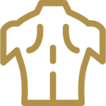 Icon image of a man's back for laser hair removal for the back.