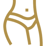 Icon image of a bikini area for laser hair removal.
